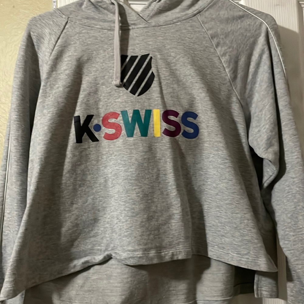 K.SWISS GREY SWEAT-SHIRT